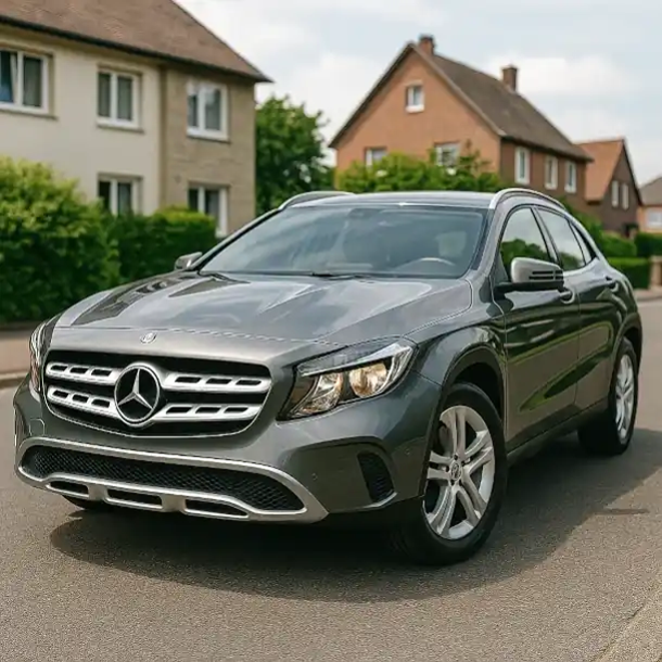 Ein gepflegtes, gebrauchtes Mittelklasse-Auto beim seriösen Autoankauf in Soest.